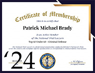 40 Under 40 Plaque 2024